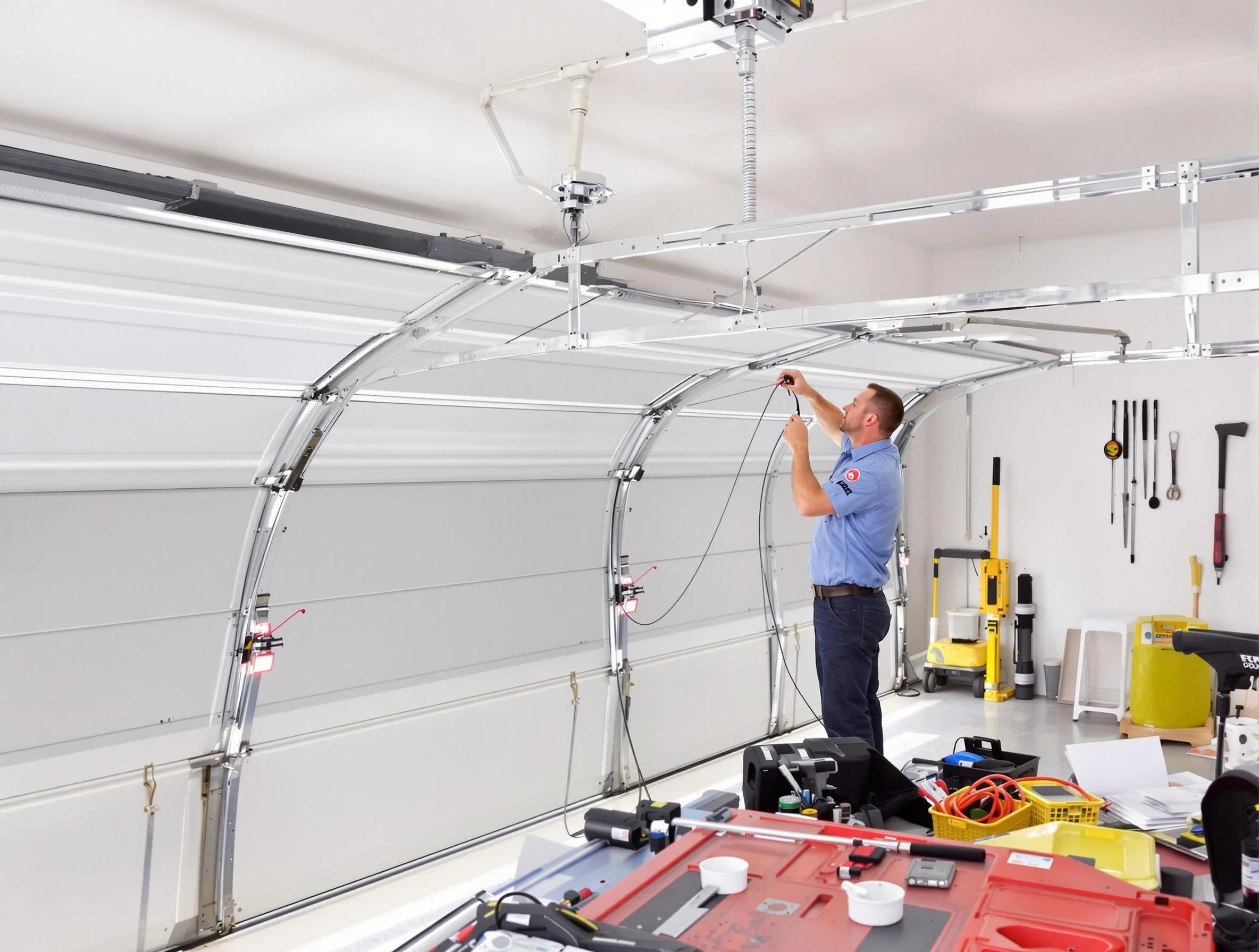 Garage door cable repair service by Riverdale Garage Door Repair in Riverdale
