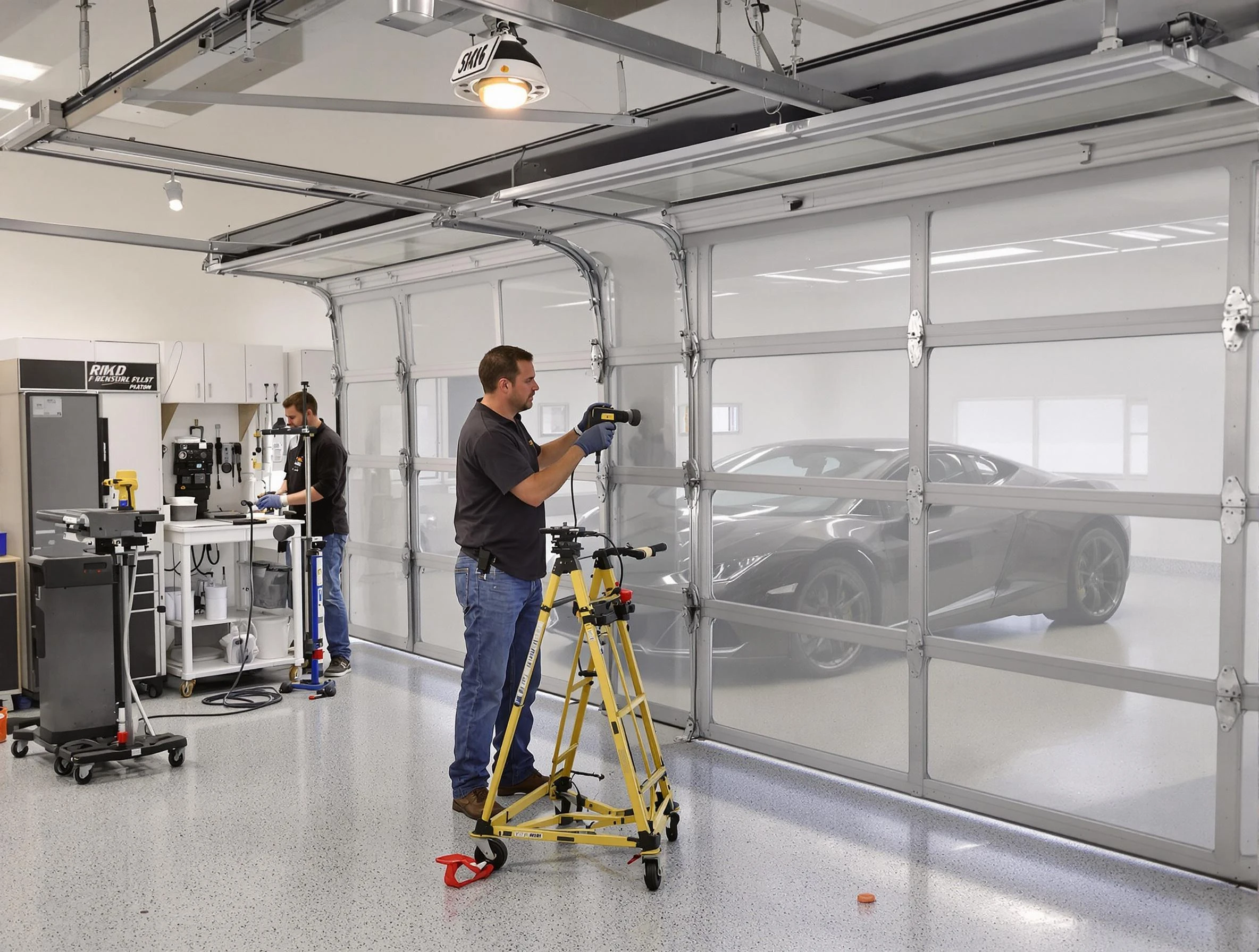 Garage Door Dents Repair in Riverdale