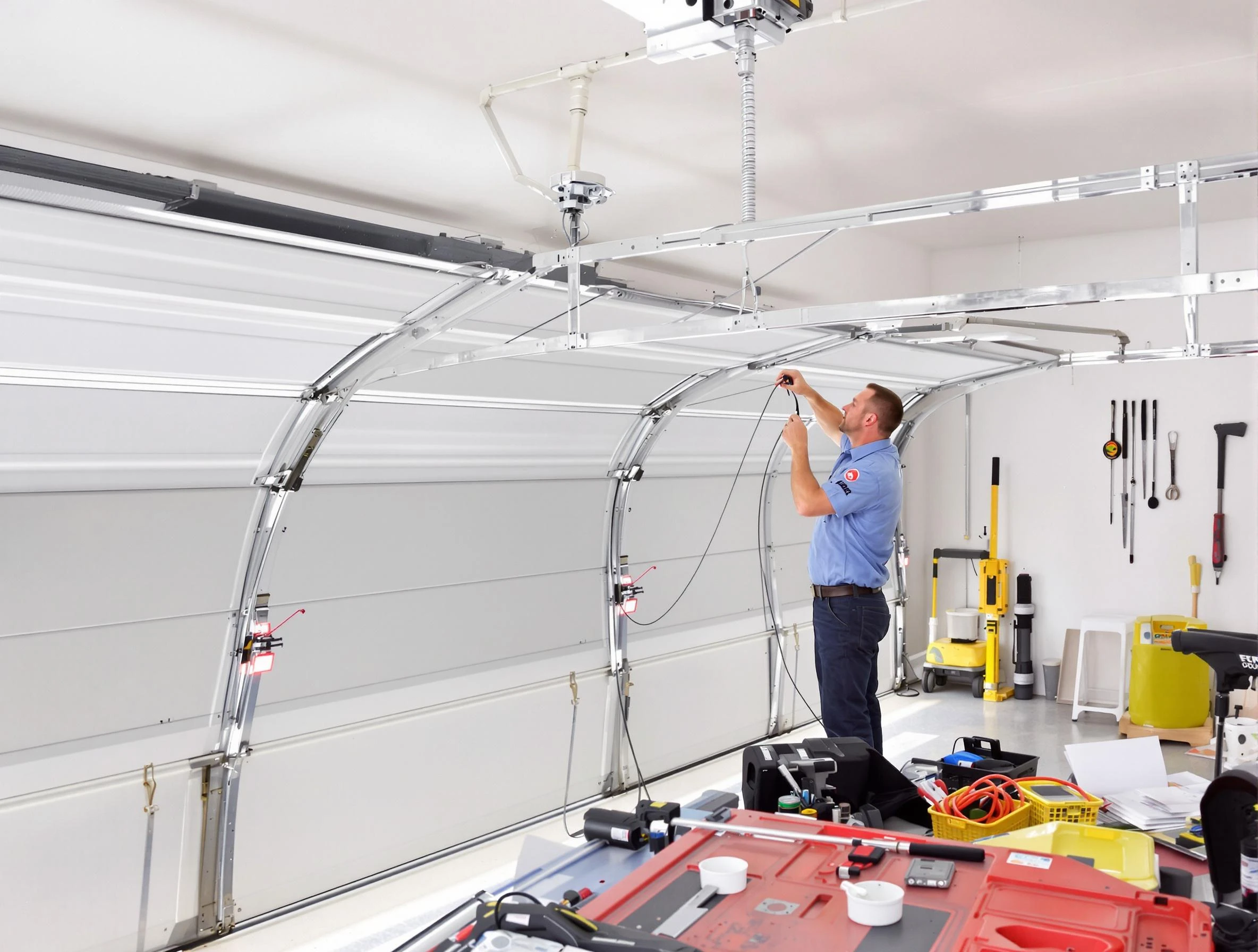 Garage door cable repair service by Riverdale Garage Door Repair in Riverdale